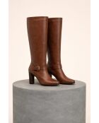 B Boreal Kaffeestiefel - 9 cm Absatz