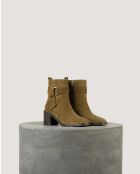 Botas LEA Khaki - Tacón de 6 cm