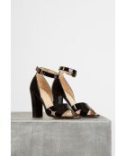 Sandalias de charol negras Cala Haute