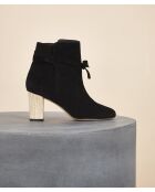 Bottines s à talon Sonora noires - Talon 9 cm