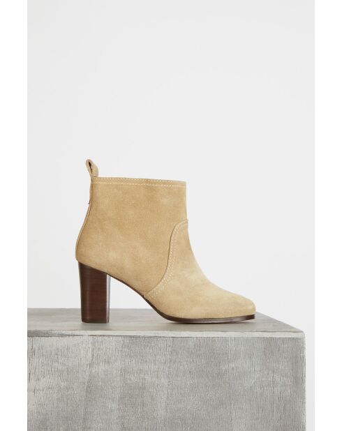 Lucien Stiefel mit Sandabsatz - 9 cm Absatz