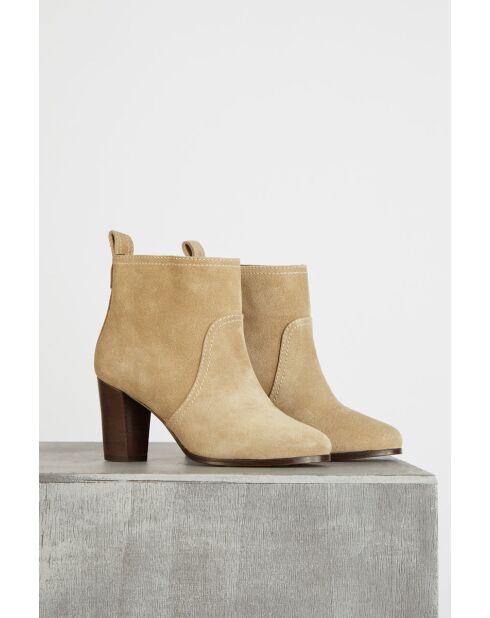 Lucien Stiefel mit Sandabsatz - 9 cm Absatz