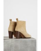 Lucien Stiefel mit Sandabsatz - 9 cm Absatz