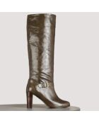 B Boreal Tea Lacklederstiefel - 9 cm Absatz