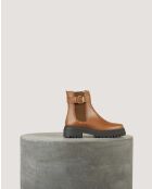 Botas Mila de piel castaña