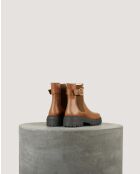 Botas Mila de piel castaña