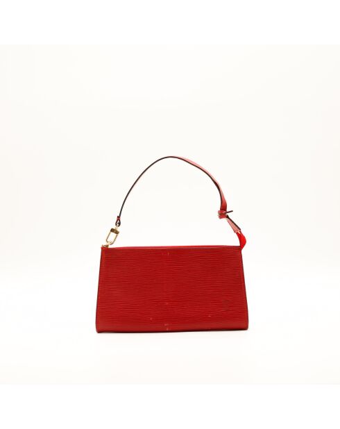 Pochette d'accessoires rouge - Bon état - 21 x 13 x 3,5 cm