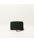 Piniengrünes Taiga-Lederetui - Sehr guter Zustand - 24 x 3,5 x 16 cm