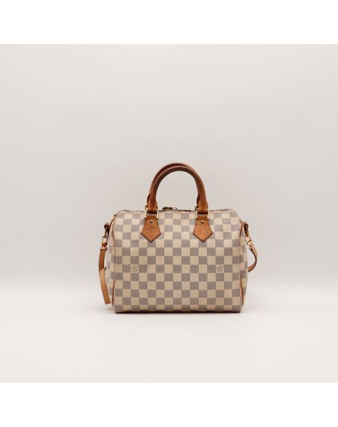 Speedy 30 Damier Azur beige Tasche - Sehr guter Zustand - 30 x 17 x 21 cm