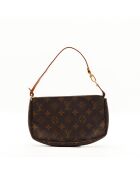 Bruin accessoiretasje - In zeer goede staat - 21 x 13 x 3,5 cm