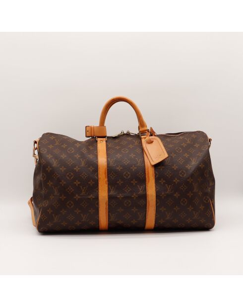 Keepall braune Reisetasche - Sehr guter Zustand - 50 - 50 x 29 x 23 cm