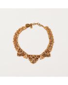 Gouden Art Deco halsketting - In zeer goede staat - 35 cm tot 39,5 cm