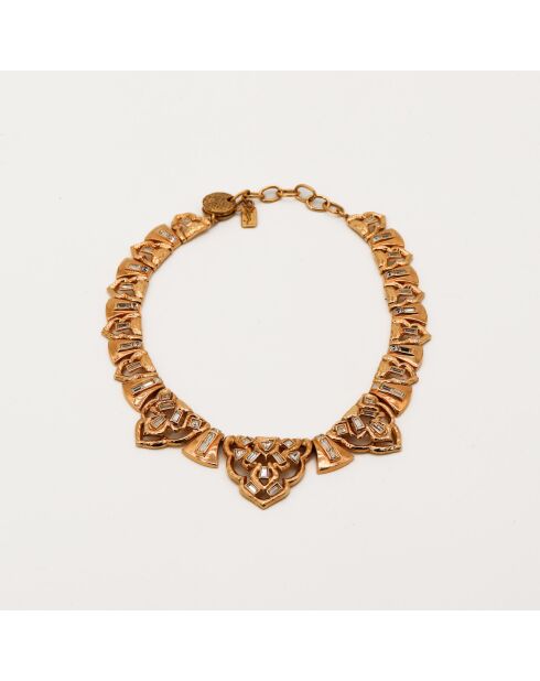 Gouden Art Deco halsketting - In zeer goede staat - 35 cm tot 39,5 cm