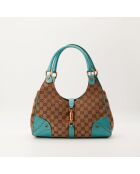 Blauw-bruine tas van The New Jackie - Zeer goede staat - 38 x 21 x 10 cm