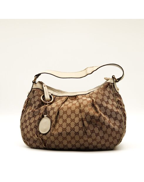 Beigefarbene Sukey-Tasche - Guter Zustand - 33 x 12 x 27 cm