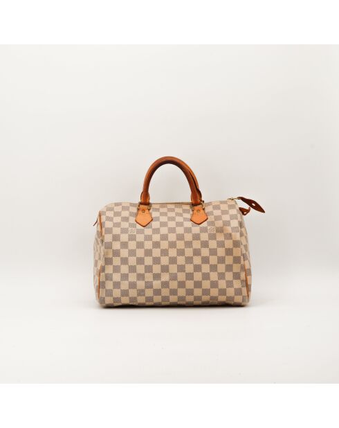 Speedy 30 Damier Azur leichte Karamelltasche - Guter Zustand - 30 x 17 x 21 cm