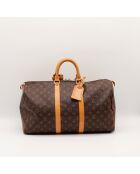 Keepall braune Reisetasche - Sehr guter Zustand - 45 x 20 x 27 cm