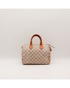 Speedy 25 Damier Azur beige Tasche - Sehr guter Zustand - 25 x 19 x 15 cm