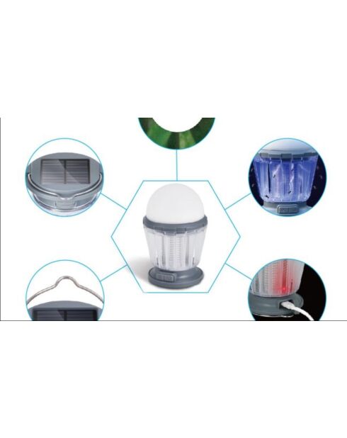 Set di 4 trappole per zanzare da esterno Mosquito Stop MS 30 Trasparente - 38x14,5x9,5 cm