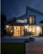 Set de 2 luces solares Solar Wall S26, 28 x 15 x 17 cm