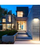 Set van 2 Solar Wall S24 solarlampen - 30x14,5x6,5 cm