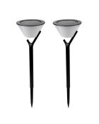 set van 6 solar peaky cup zonnebakens - 37x52x12 cm