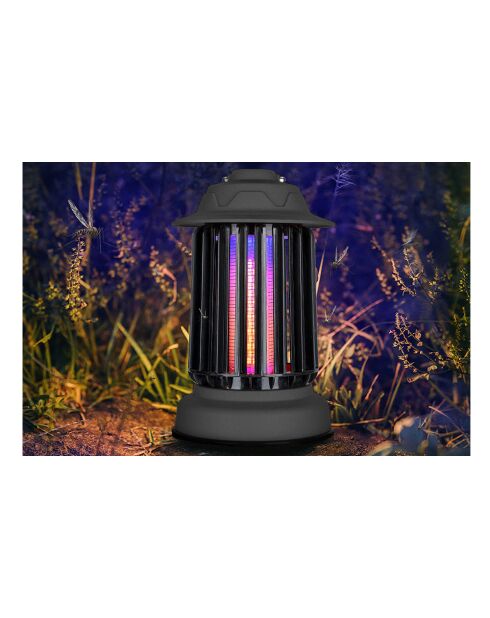 Set van 2 stuks Mosquito Garden MG 10 zwarte zelfreinigende muggenval voor buiten - 30x34x17 cm