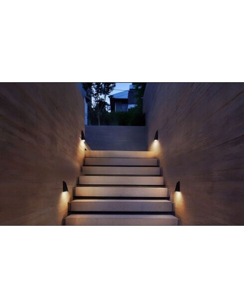 Set van 4 Solar Wall S25 solarlampen - 32x11,5x16,5 cm