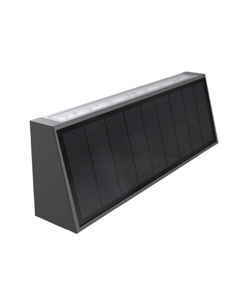 Solarwand-S31-Solarleuchten, 18,5 x 7 x 9,5 cm, 2er-Set