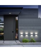 Set van 4 Solar Wall S31 solarlampen - 18,5x19x7 cm