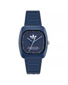 Montre  analogique unisexe en résine bleu