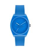 Montre  analogique unisexe en résine bleu