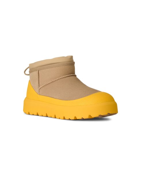 Mosterd/beige klassieke Ultra Mini Hybrid-laarzen