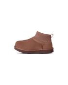 Braune klassische Stiefel mit ultraelastischen Manschetten
