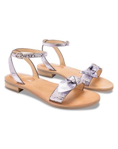 Sandalias de piel Bonnie lila