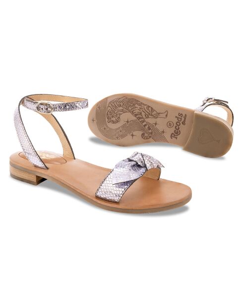 Sandalias de piel Bonnie lila