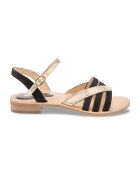 Sandales en Cuir Barbra noires