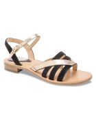 Sandales en Cuir Barbra noires