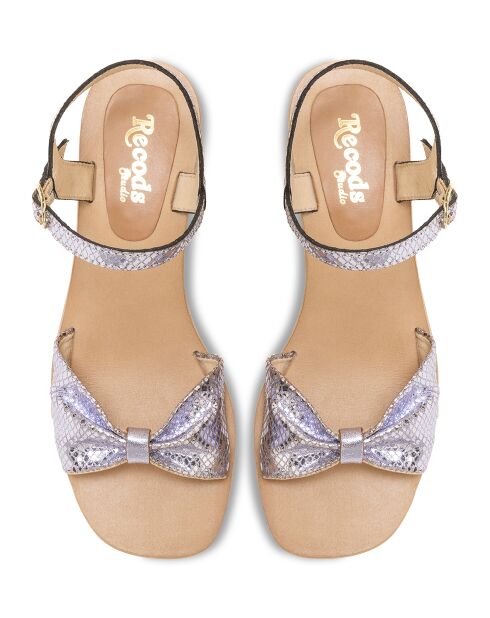 Sandalias de piel Kate Lilac