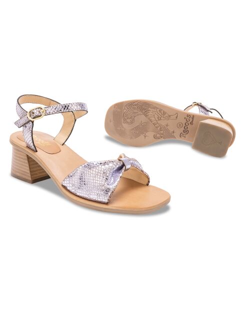 Sandalias de piel Kate Lilac