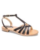 Sandales en Cuir Patty noires