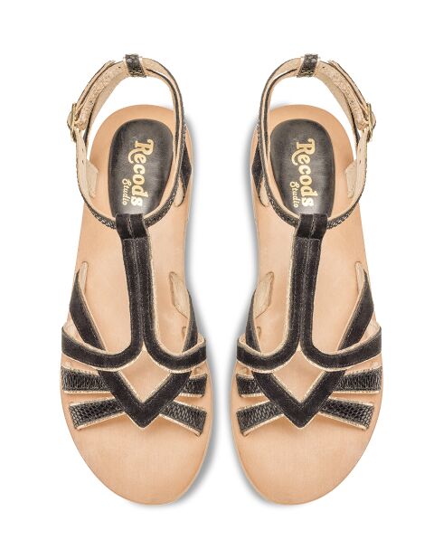 Sandales en Cuir Patty noires