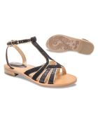Sandales en Cuir Patty noires