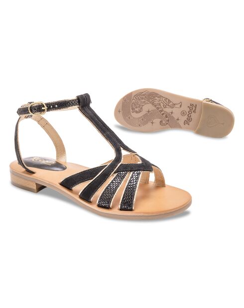 Sandales en Cuir Patty noires