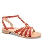 Sandali Patty in pelle arancione scuro