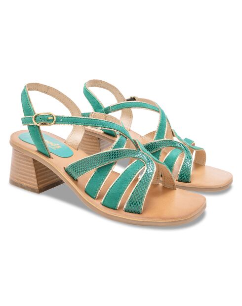 Sandalias de piel Emerald Donna