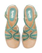 Sandalias de piel Emerald Donna