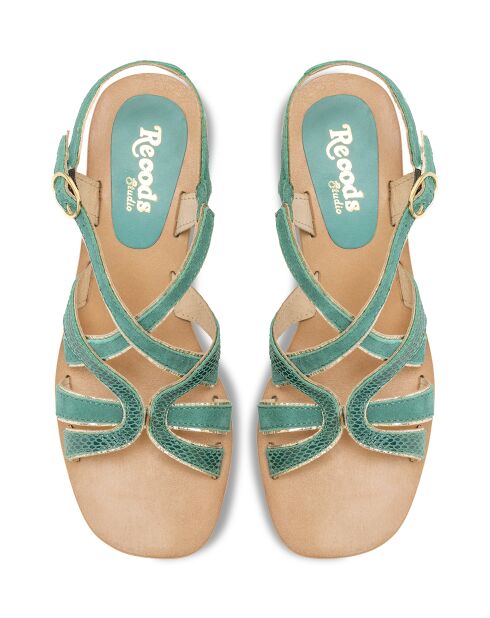 Sandalias de piel Emerald Donna