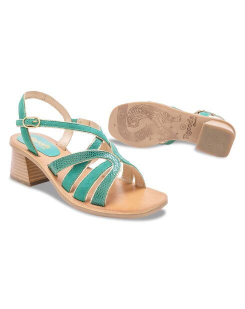 Sandalias de piel Emerald Donna