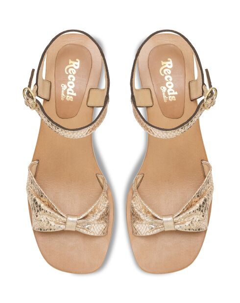 Sandalias de piel Kate Gold
